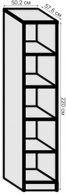 Шкаф Кэт-6 Кантри бодега / сандал белый