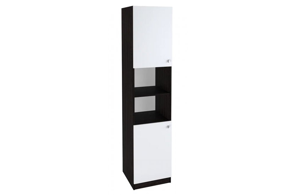 Шкаф Вега 2/3 венге / белый