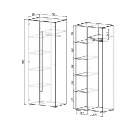 Шкаф Куба 1703.М5