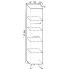 Шкаф Лаэль Сканди 40