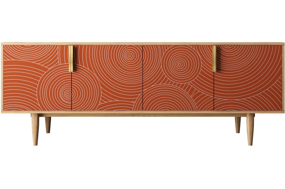 Шкаф Лайн (Line) R21/red красный