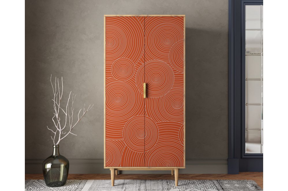 Шкаф Лайн (Line) R24/red красный