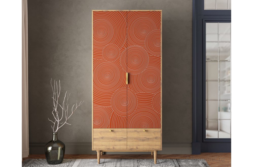 Шкаф Лайн (Line) R26/red красный