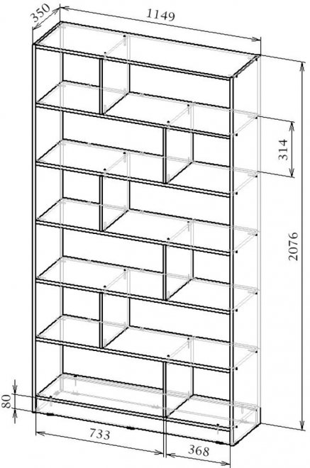 Шкаф Либерти-61-ВМ-БТ венге / белый