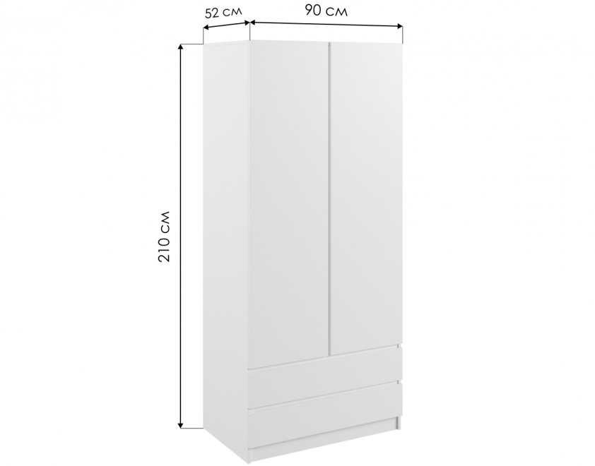 Шкаф Мадера ШМ ЛДСП графит новый