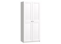 Шкаф Макс двухдверный широкий белый
