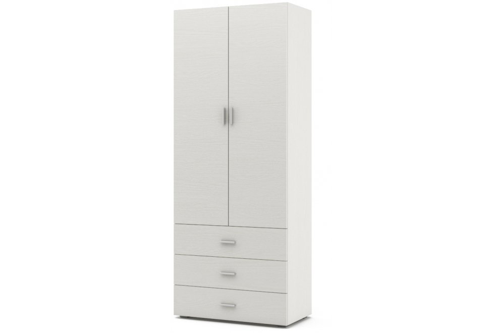 Шкаф Мартин-3 бельевой белый