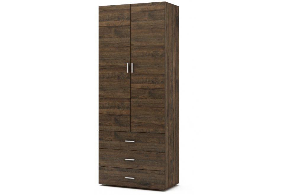 Шкаф Мартин-3 бельевой дуб апрель темный