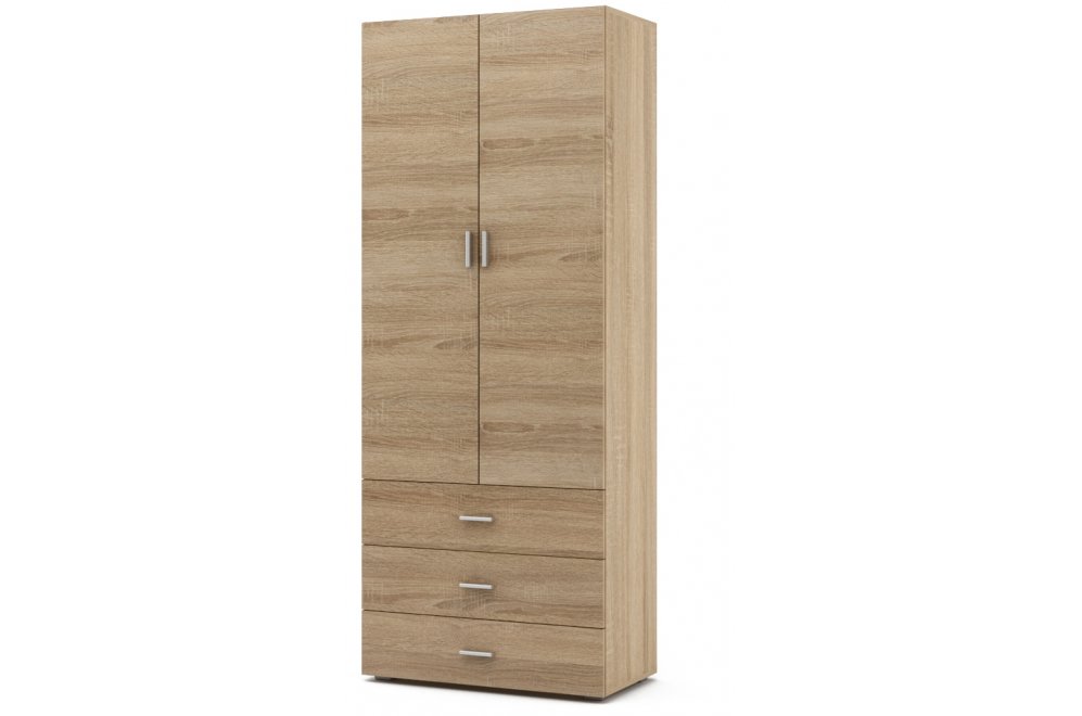 Шкаф Мартин-3 бельевой дуб сонома