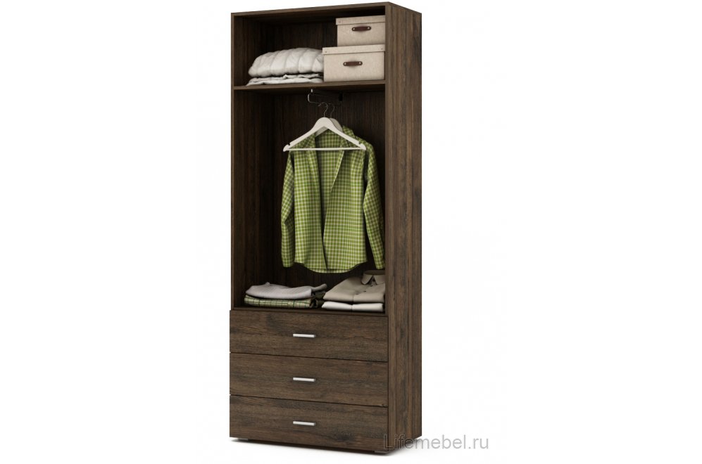 Шкаф Мартин-4 платяной дуб апрель темный