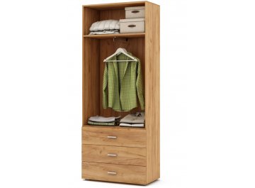 Шкаф платяной Мартин-4 платяной дуб золотистый