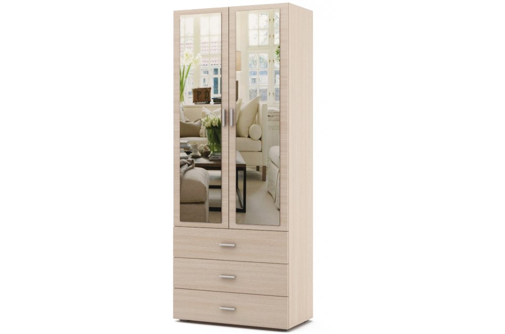 Шкаф Мартин-6 платяной дуб молочный