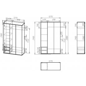 Шкаф Мебелайн-13