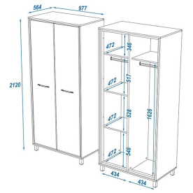 Шкаф Мельбурн 1003.М1