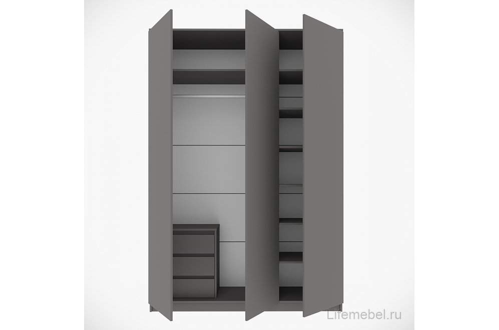 Шкаф Мика 150 графит