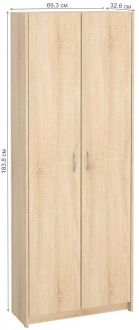 Шкаф Милана-11 дуб сонома