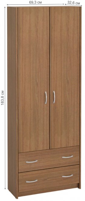 Шкаф Милана-13 ясень темный