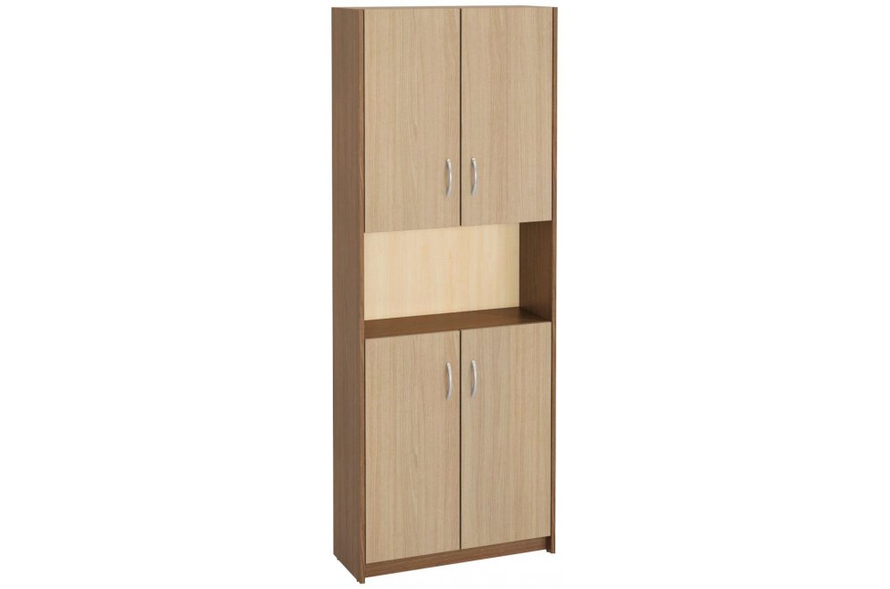 Шкаф Милана-15 ясень темный / ясень светлый