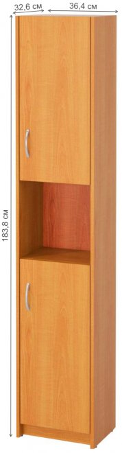 Шкаф Милана-16 правый груша