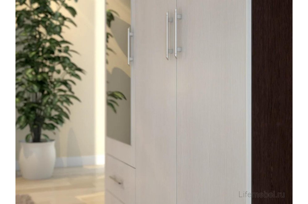 Шкаф Милена СВ-476 венге / вудлайн крем