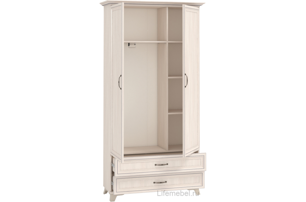 Шкаф Джассан бодега светлый с полками
