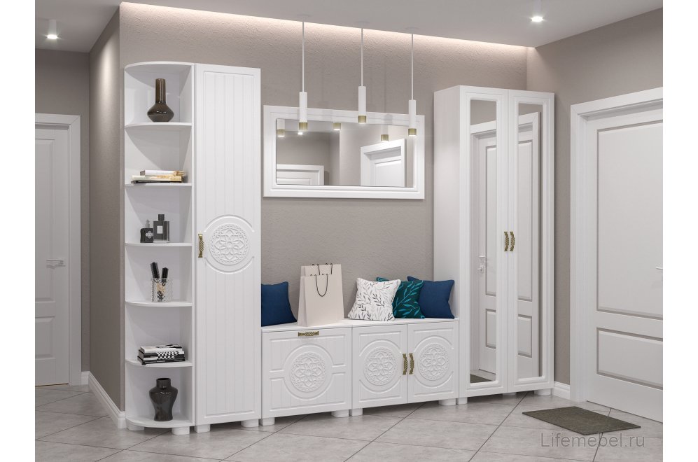 Шкаф Монблан МБ-22К глухой белое дерево