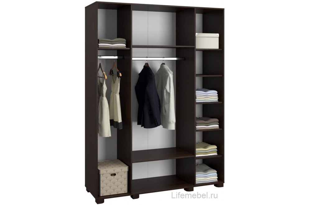 Шкаф Монблан МБ-25К венге / орех шоколадный