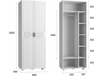 Шкаф Монблан МБ-26К