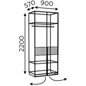 Шкаф Моника 7