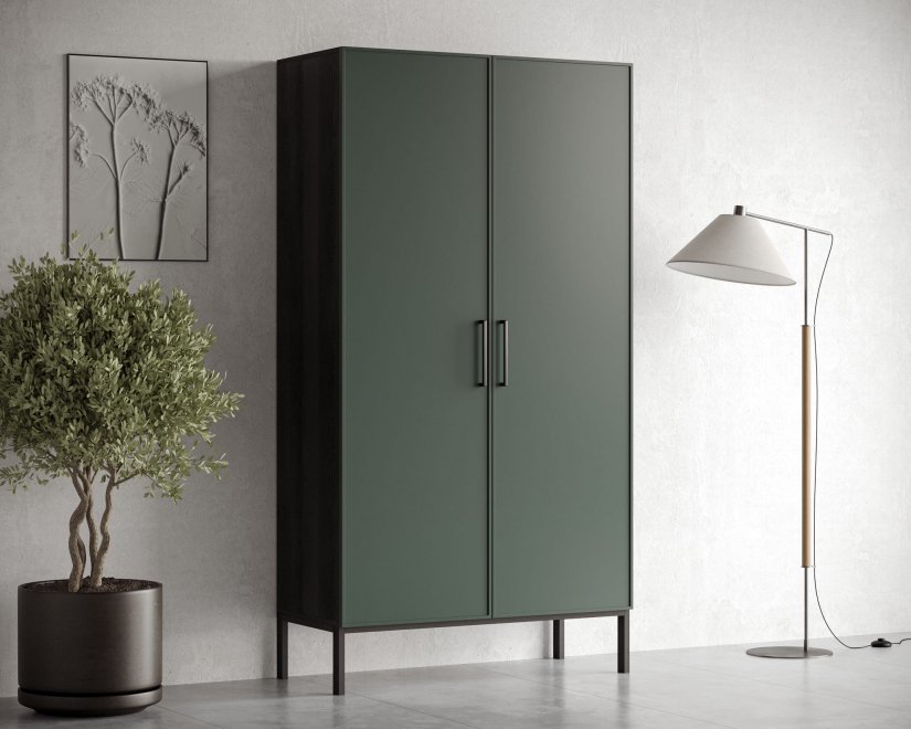 Шкаф Николь (Nicole) NEM091G Зеленый