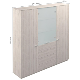 Шкаф NZ-0303+NZ-0312+NZ-0303