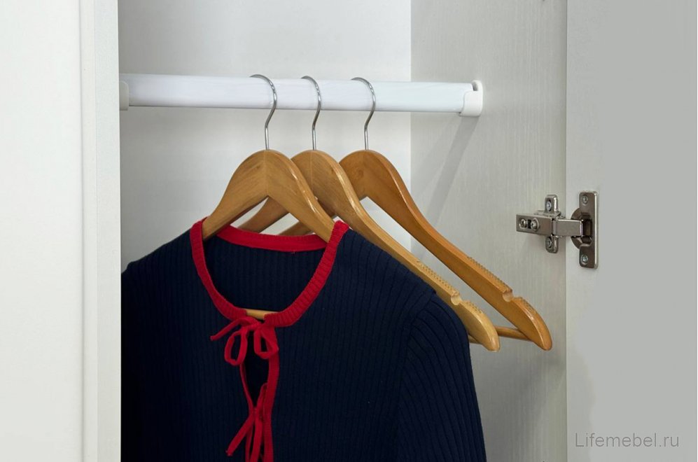 Шкаф однодверный Милана белое дерево / сакура