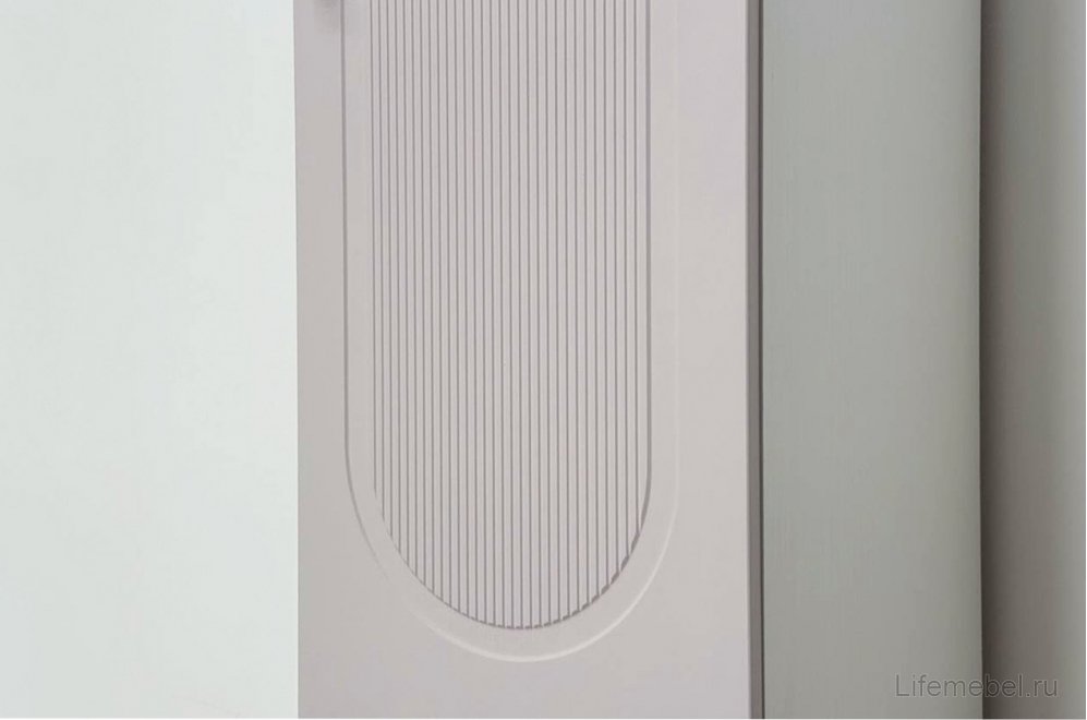 Шкаф однодверный Милана белое дерево / сакура