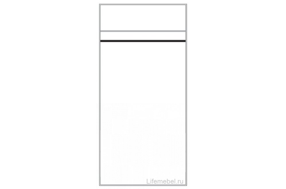 Шкаф Olivia 2DG без полок дуб анкона