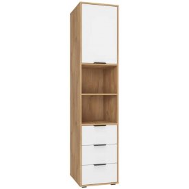 Шкаф Оптима ОП-03 дуб крафт золотой / меренга