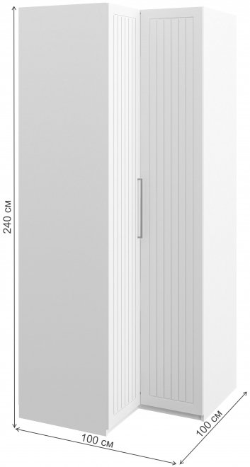 Шкаф Отис МН-039-09 П6 белый / графит