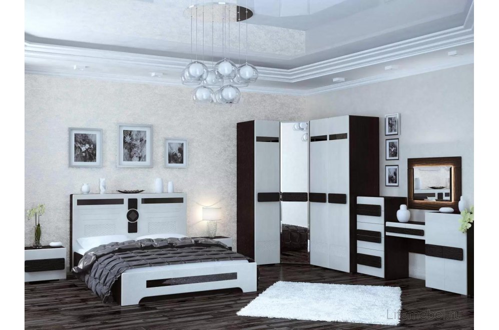 Шкаф Престиж 87 угловой жемчужный лен / венге