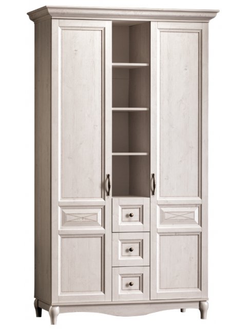 Шкаф Прованс №400 сосна белая