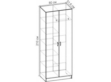 Шкаф Рио-2.11 ШР.053.800-01