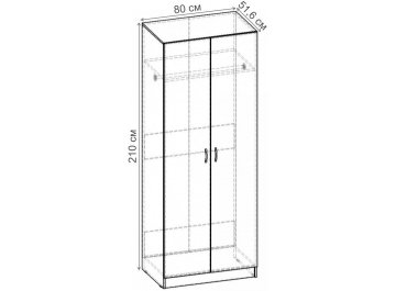 Шкаф Рио-2.6 ШР.048.800-01