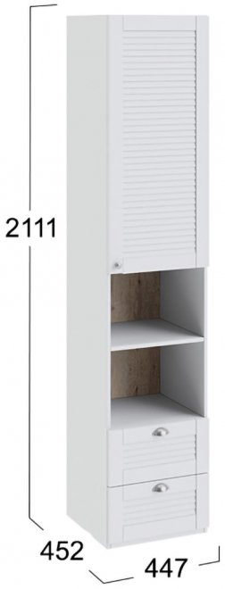 Шкаф Ривьера ТД 241.07.20 белый