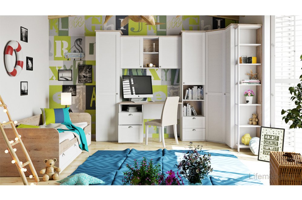 Шкаф Ривьера ТД 241.07.20 белый