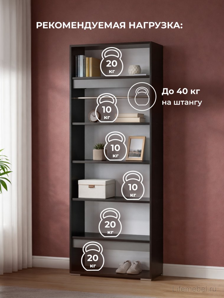 Шкаф Роут двухстворчатый венге / графит софт