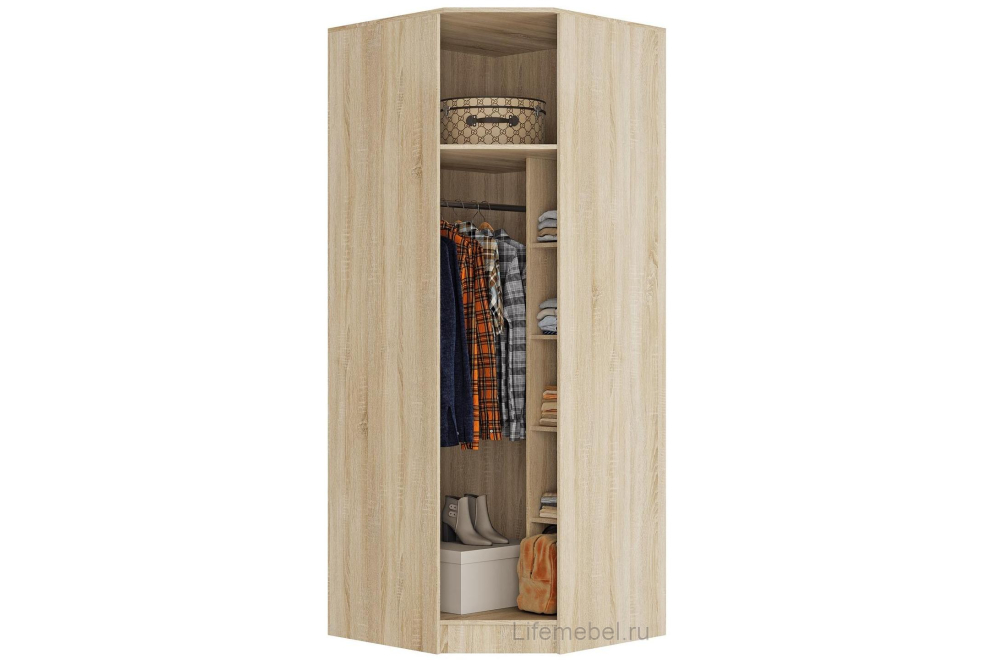 Шкаф Сакура дуб сонома / белый