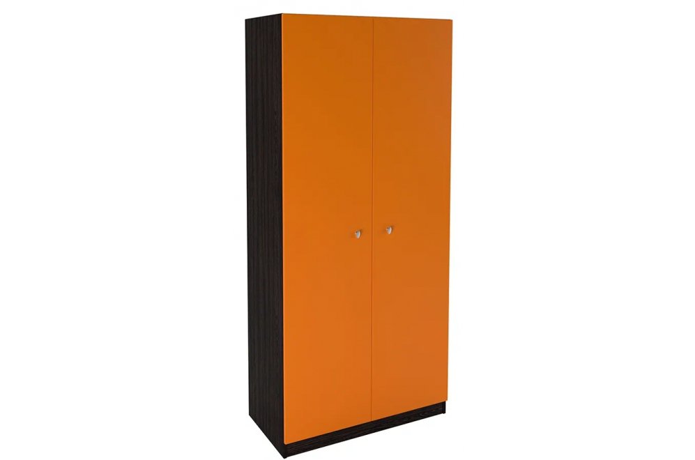 Шкаф 45 венге / оранжевый