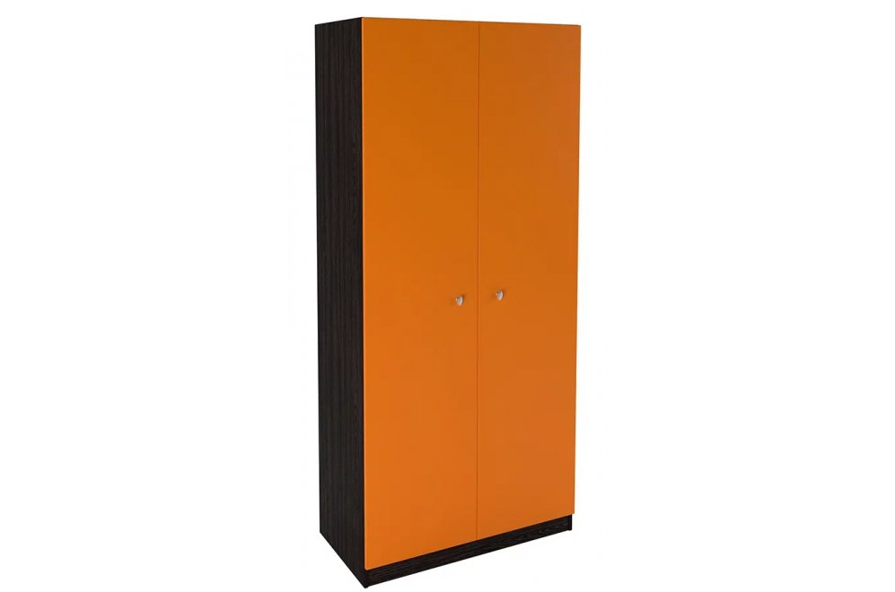 Шкаф 60 венге / оранжевый