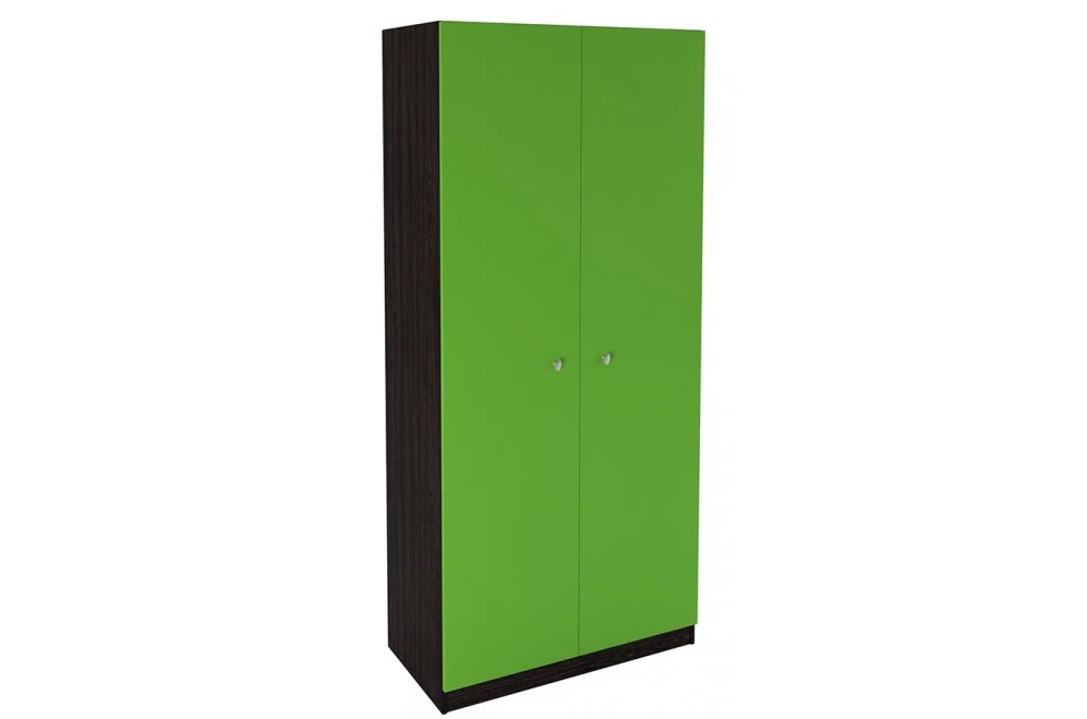 Шкаф 60 венге / салатовый