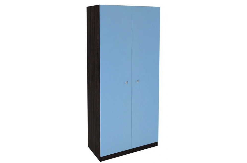 Шкаф 60 венге / голубой