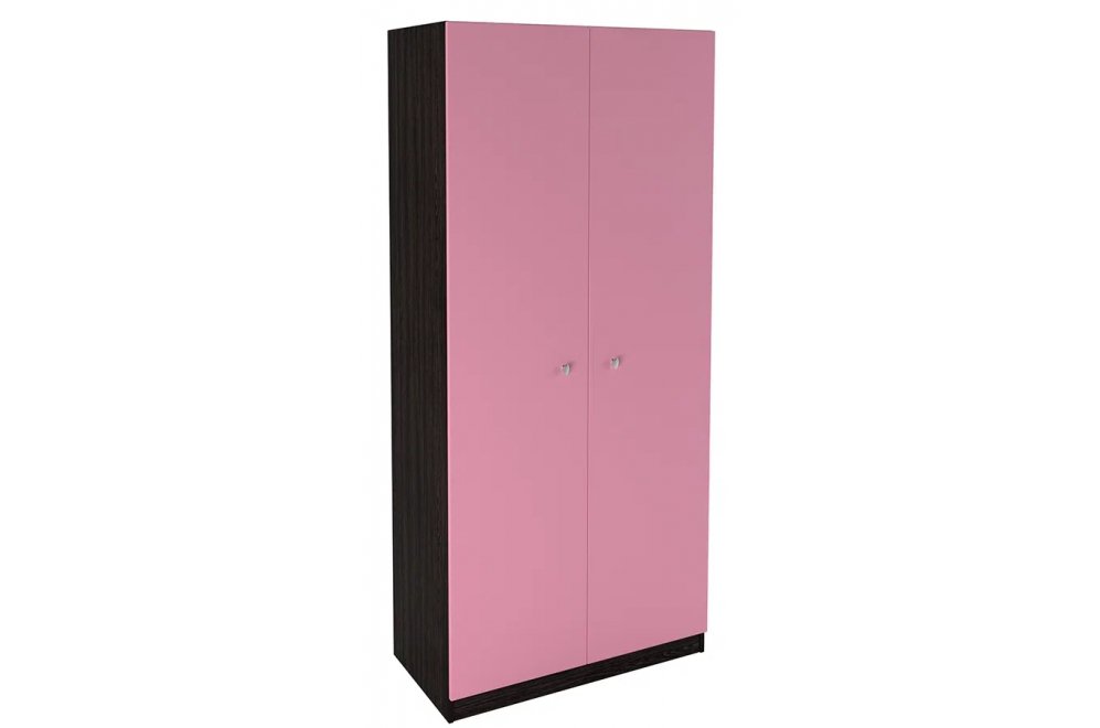 Шкаф 60 венге / розовый