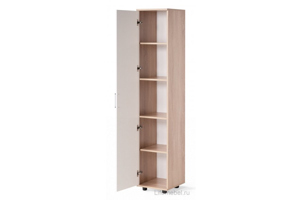 Шкаф С121 дуб сонома / белый